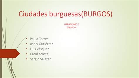 Burgos Ppt