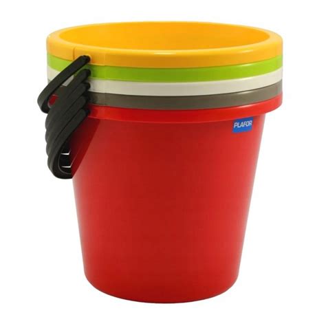 Wiadro 15L plastikowe z podziałką mix 13147582185 Allegro pl