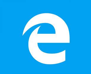 Microsoft Edge Browser Brand Logo Symbol With Name