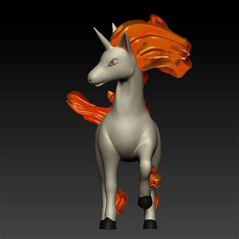 Descargar Archivo Stl Pokemon Rapidash Dise O Imprimible En D Cults