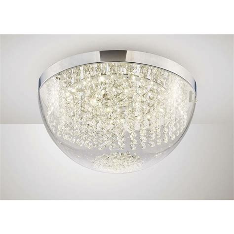 Largeceiling Harper W Lm Led K Cromo Pulido Cristal