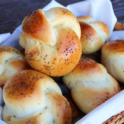 Homemade Knotted Challah Rolls Perfect For Dinner Kneady Girl