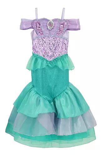 Ariel La Sirenita Disfraz Talla Disney Store Original Env O Gratis