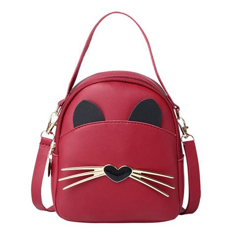 Cute Cat Mini Crossbody Backpack Bag