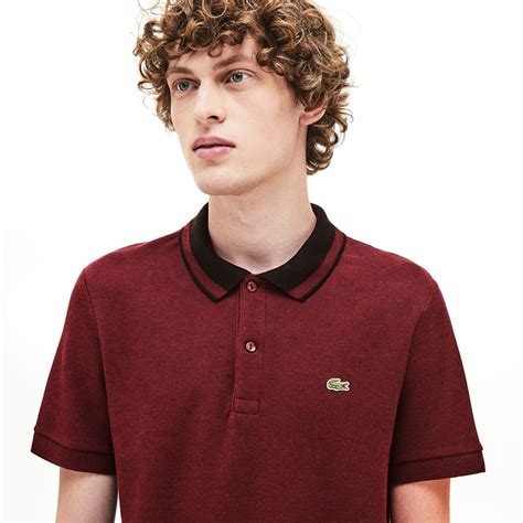 Lacoste Erkek Regular Fit Bordo Polo L Ph Occasion