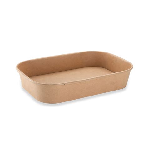 Rectangle Kraft White Paper Food Containers Factory