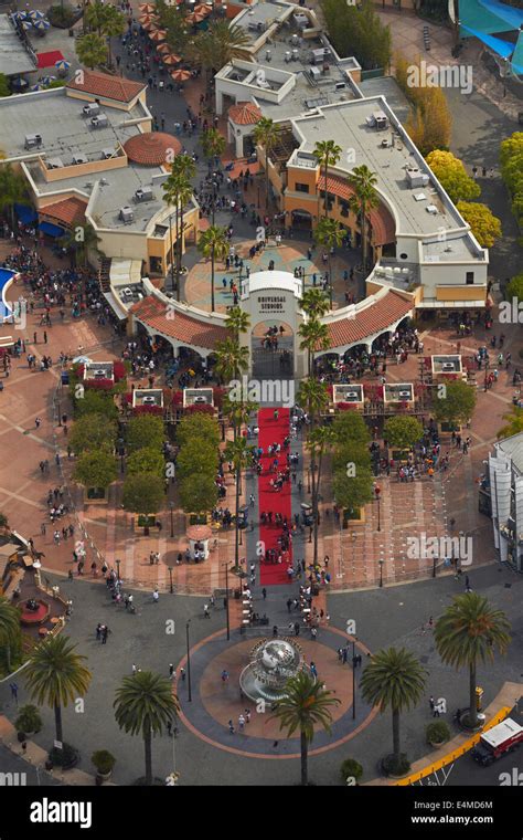 Universal Studios, Hollywood, Los Angeles, California, USA - aerial ...