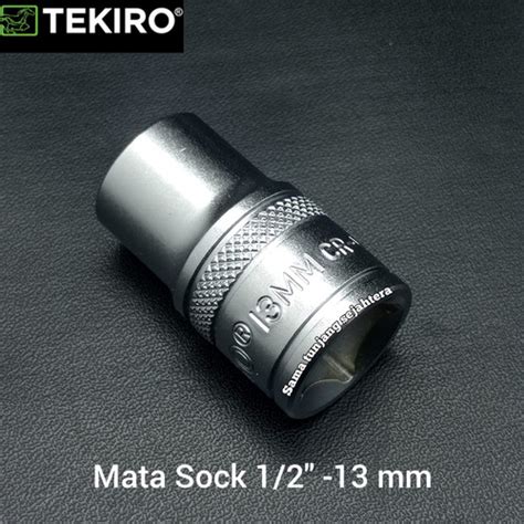 Jual TEKIRO MATA SOCK SQ 1 2 13 MM KUNCI SOK HAND SOCKET 13MM