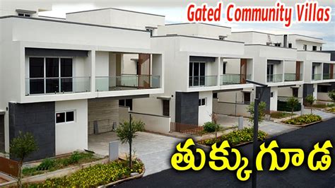 Gated Community Villas For Sale In Tukkuguda Maheshwaram Srisailam