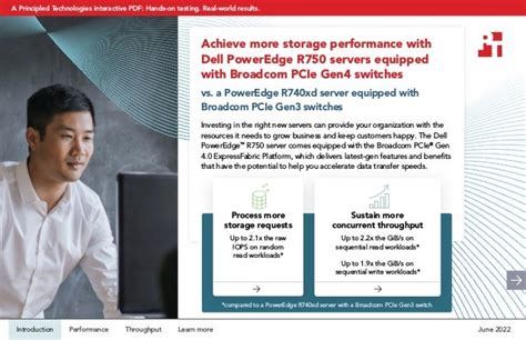 Achieve More Storage Performance With Dell PowerEdge R750 Servers