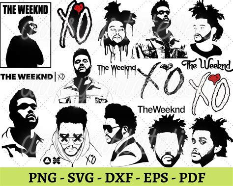 The Weeknd Svg Bundle Clipart Xo Xoxo Randb Hip Hop Rap Etsy New Zealand