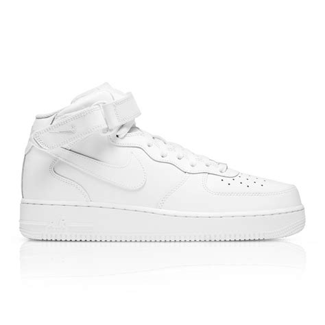 Nike Mens Air Force 1 Mid White L Nike Mens Sneakers L Sportscene