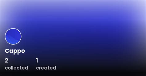 Cappo - Profile | OpenSea
