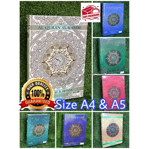 Al Quran Al Karim Mushaf Tajwid Berwarna Waqaf Ibtida SIZE A4 A5