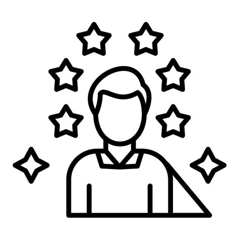 Role Model Line Icon 14724377 Vector Art At Vecteezy