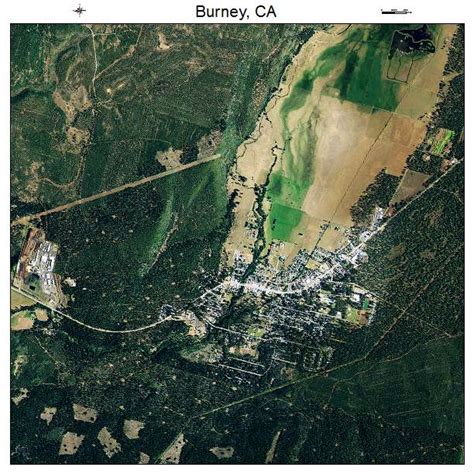 Aerial Photography Map of Burney, CA California