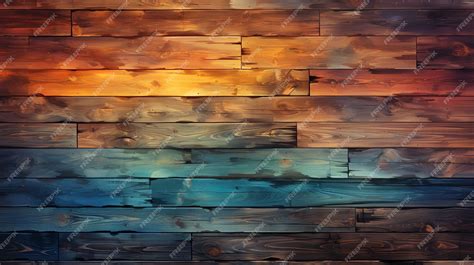 Premium AI Image | Dark and light brown wood wallpaper background