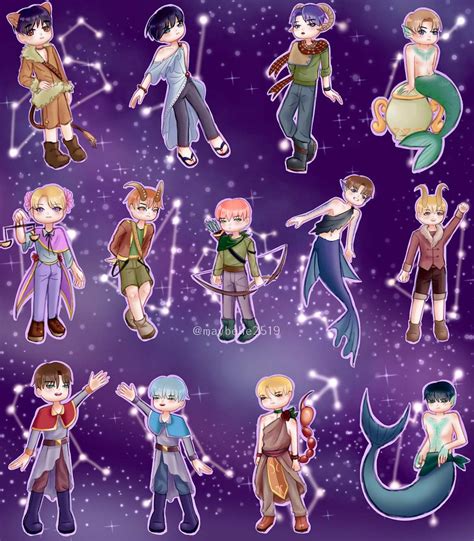 Seventeen as their Zodiac Signs! (Fanart) | Carat 캐럿 Amino