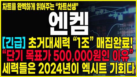 엔켐 주가분석 긴급공시 제2의 에코프로 오늘도 역시나 폭등중 앞으로 변동성은 생기겠으나 매도 할 자리는 멀었습니다