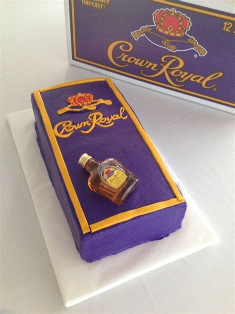 Crown Royal Grooms Cake Crown Royal Cake Alcohol Cake Fathers Day Cake