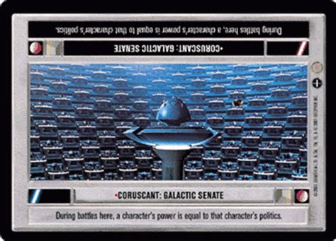 Coruscant: Galactic Senate (light) (CRC) | CardGuide Wiki | Fandom