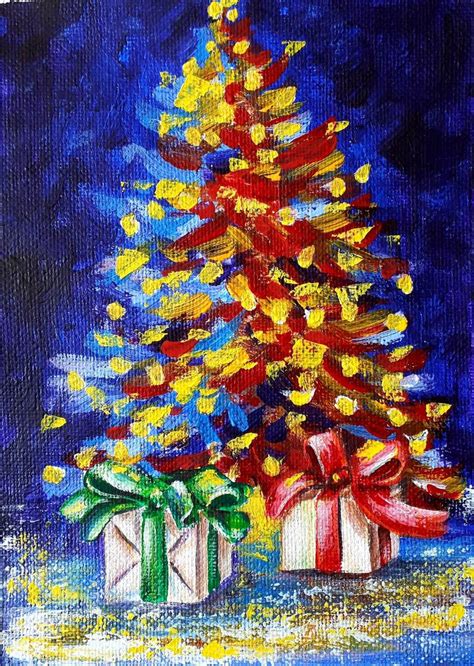 Merry Christmas Painting