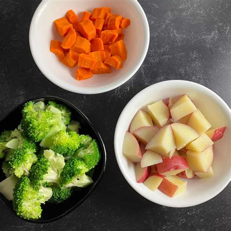 Steamed Vegetables Microwave