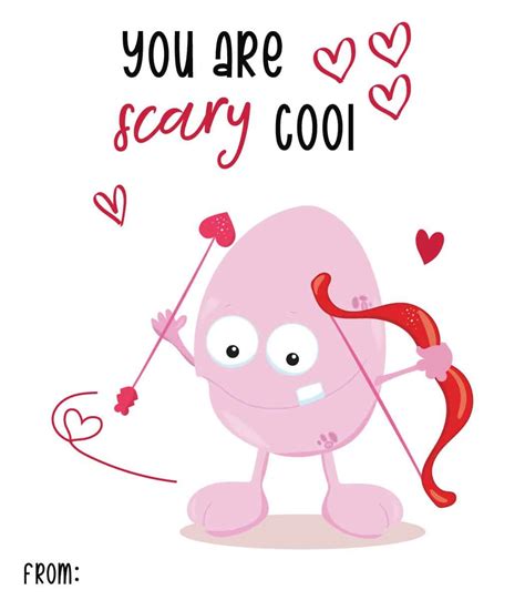 Monster Printable Valentine Cards » Homemade Heather