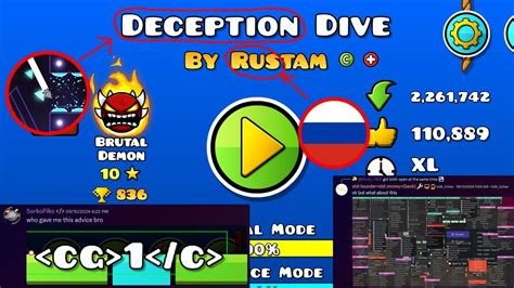 Extreme Demon Deception Dive By Rustam Others Geometry Dash