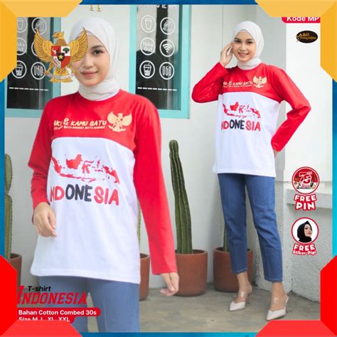 Jual Baju Agustusan Baju Lomba An Baju Merah Putih Dewasa Anak Kaos