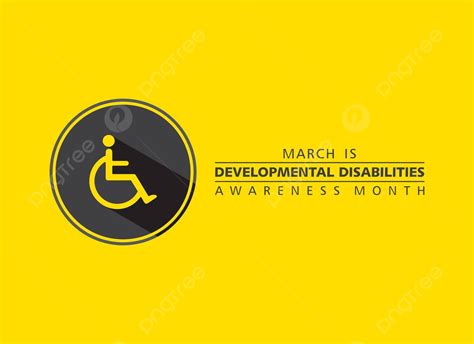 March Celebrates The Awareness Month For Developmental Disabilities Vector Awareness Problem