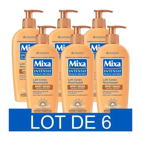 MIXA Lait Corps Autobronzant Intensif Peaux Seches Et Peaux Mates 25