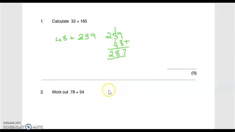 Addition Using Column Method Youtube