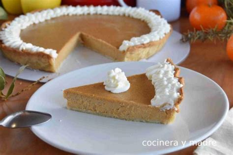 Tarta de calabaza o pumpkin pie Postres Fáciles y Ricos