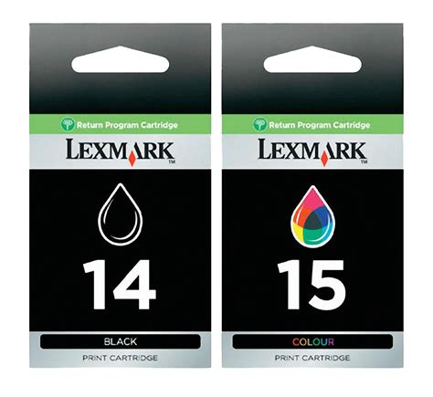 Genuine Lexmark 1415 Ink Cartridge 2 Pack 1366124