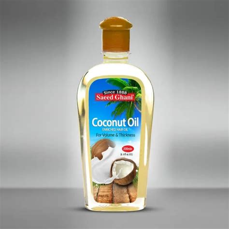 Buy Saeed Ghani Coconut Hair Oil 200ml Online | South Asian Central