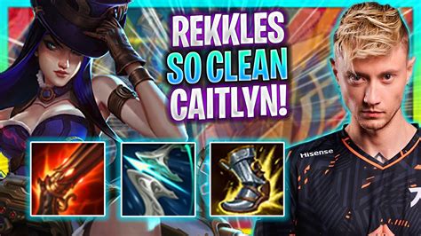 Rekkles Is So Clean With Caitlyn Fnc Rekkles Plays Caitlyn Adc Vs