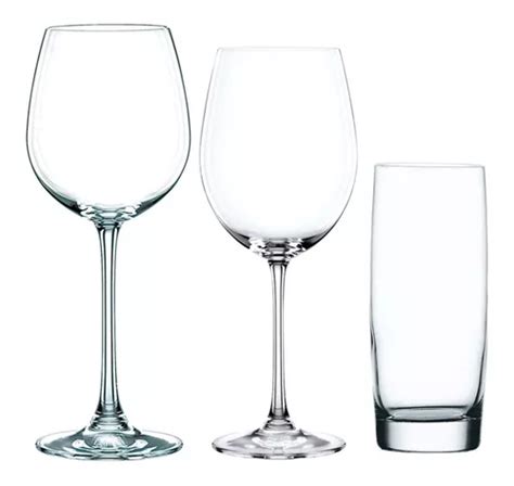 Set 12 Pzas Copas Y Vasos Cristal Alemán Vivendi Nachtmann