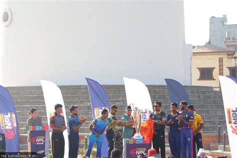 Nepal Premier League Trophy Unveiled On Dharahara Premises