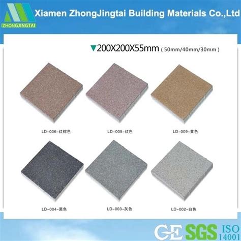 New Design Interlocking Granite Ceramic Floor Paving Brick Ceramic Water Permeable Bricks