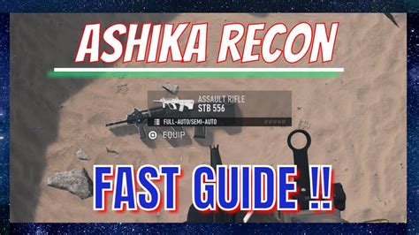 DMZ Season 4 ASHIKA RECON Fast Guide White Lotus Faction Tier 1