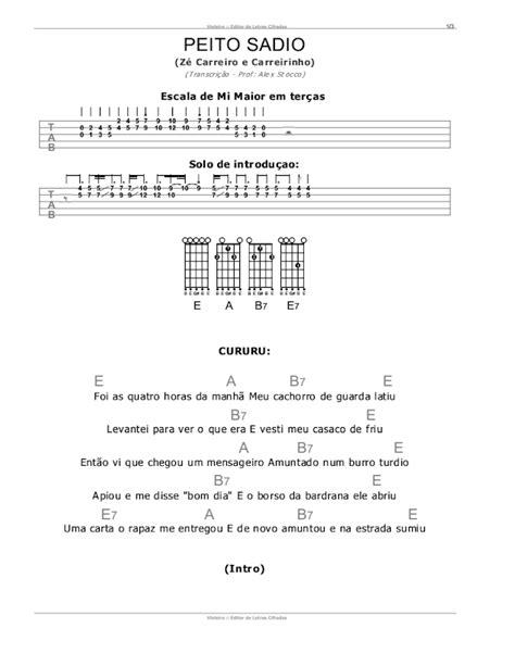 AULA DE VIOLA CAIPIRA PARA INICIANTES PEITO SADIO ZÉ CARREIRO