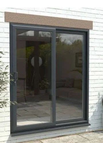 Swing Interior Black Upvc Doors, 5-25mm, Toughened Glass at Rs 750/sq ...