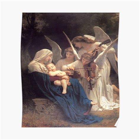 Song Of The Angels William Adolphe Bouguereau Poster By Lexbauer Redbubble