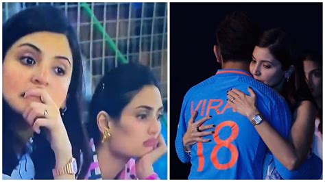 Anushka Sharma Hugs Virat Kohli After India Loses To Australia In World