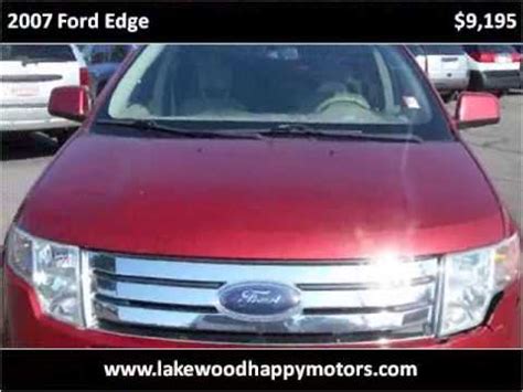 Ford Edge Used Cars Lakewood Co Youtube