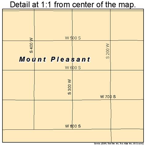 Mount Pleasant Utah Street Map 4953010