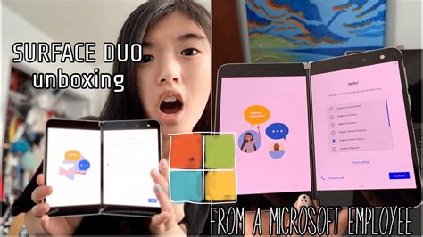 Microsoft Surface Duo Unboxing Youtube