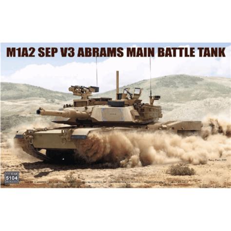 RyeField Model M1A2 Sep V3 Abrams Main Battle Tank 1 35 Scale RM 5104