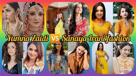 Beautiful Actress Yumna Zaidi And Sanaya Irani Beautiful Fashion